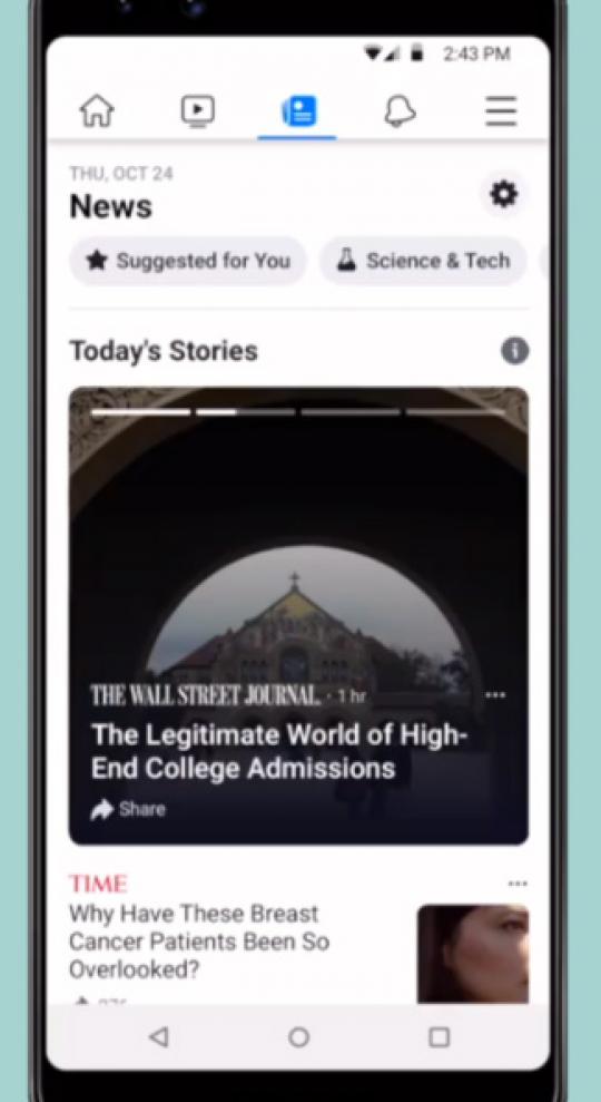 Facebook Says It Could Afford to Get Rid of News