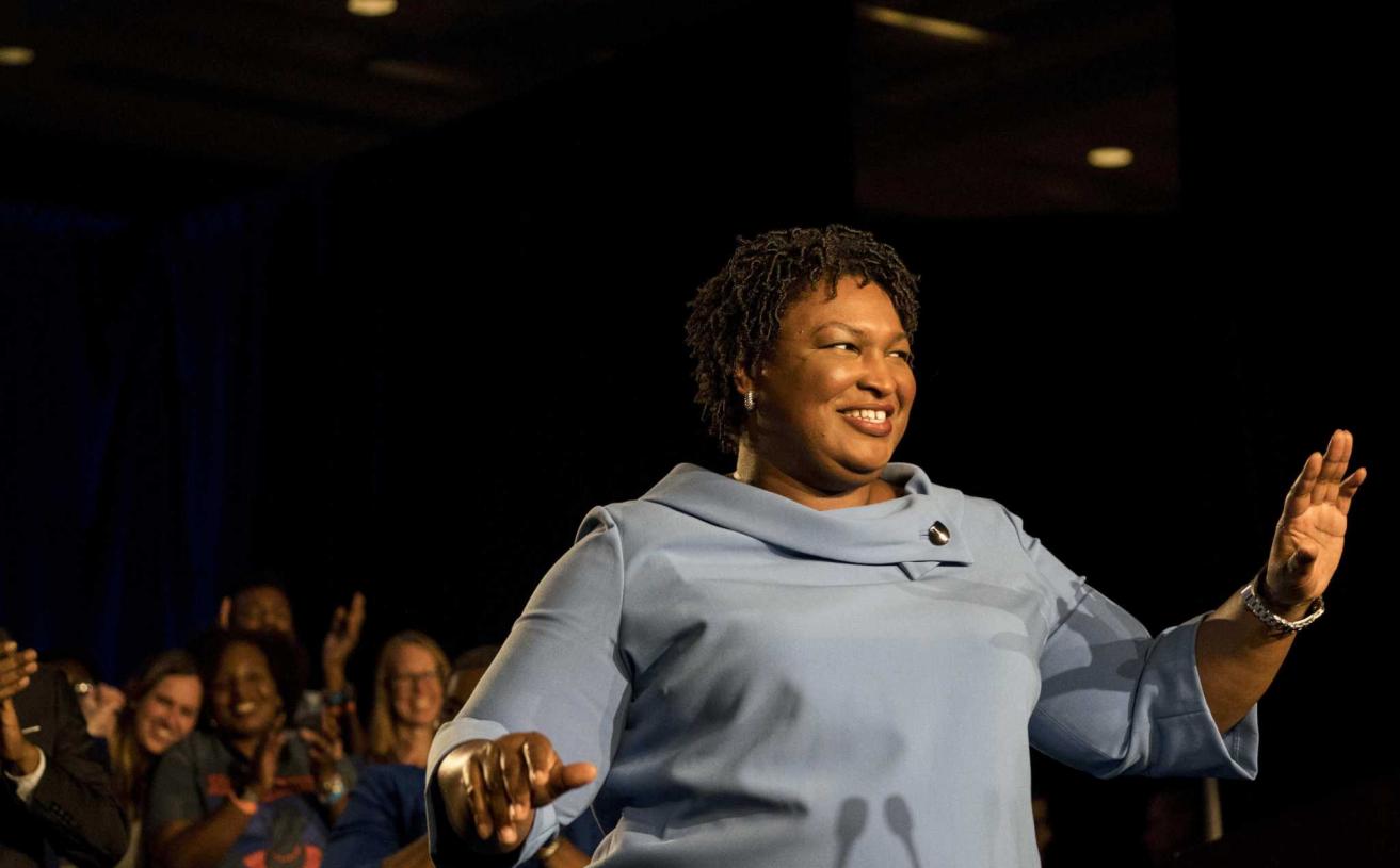 Stacey Abrams Rebukes President Trump and GOP Leaders