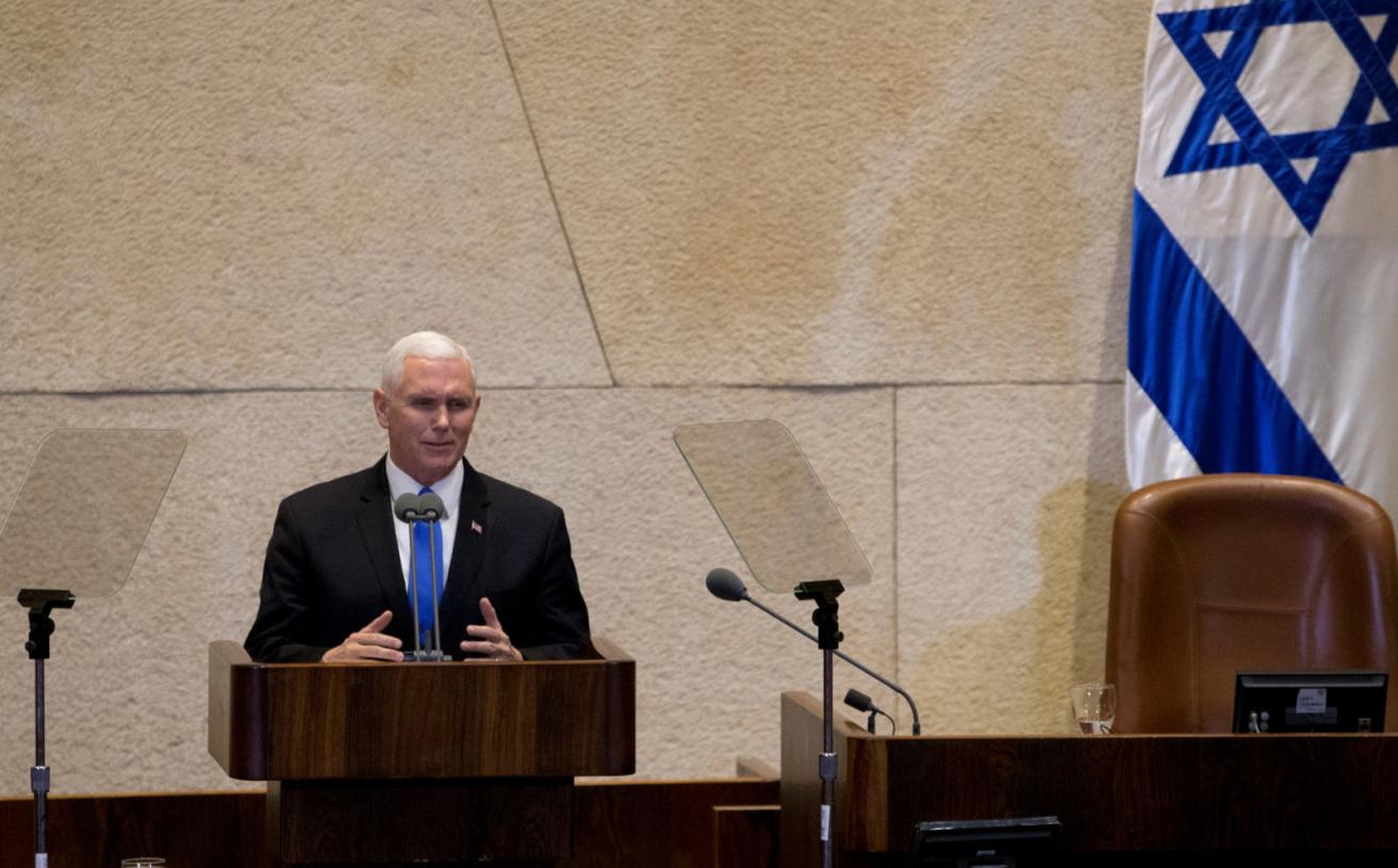 Vice President Mike Pence Says U.S. Embassy Will Move to Jerusalem by the End of 2019