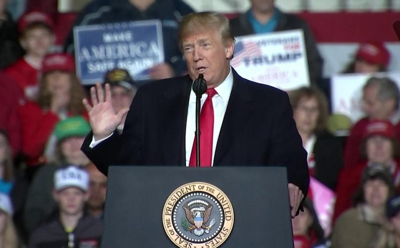 Trump Attacks Media and Critics While Calling for Civility