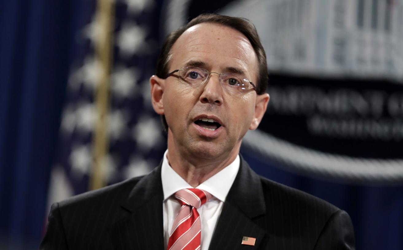 Rosenstein Wants to Leave the Justice Department