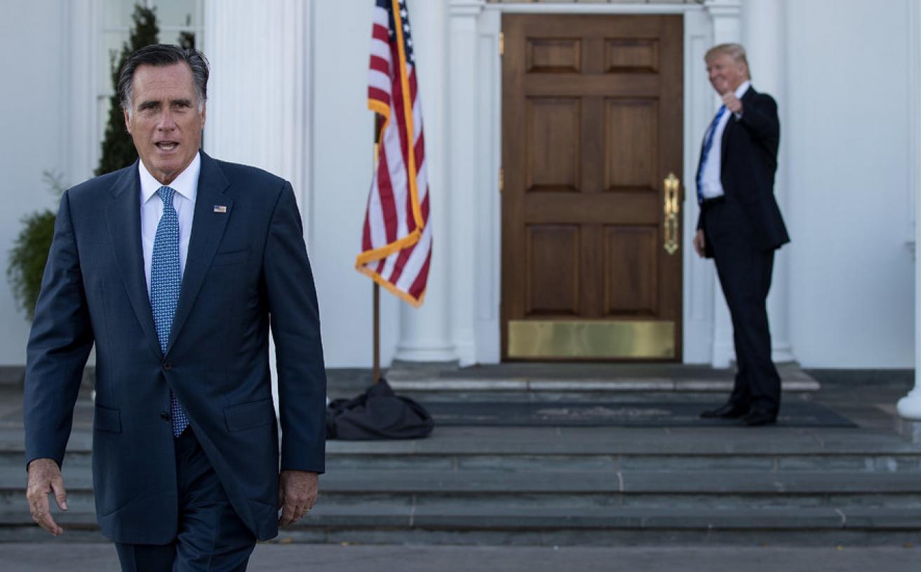 Mitt Romney Thinks Trump Has Failed the Presidency Character Test
